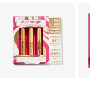 Grande LASH Mini Magic Lash & Brow Set - Gold and Pink